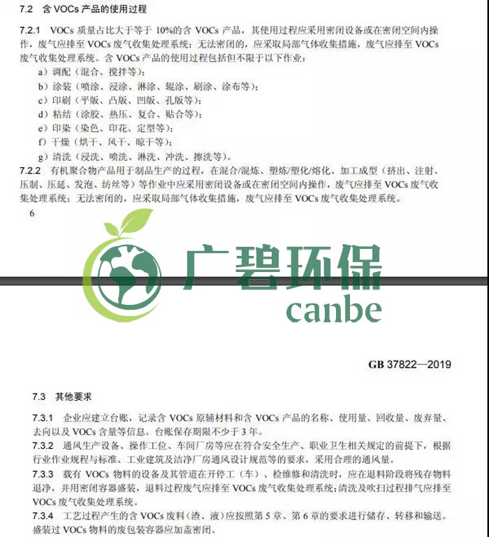 《揮（huī）發性有機物（wù）無組織排放控製標準》2019年（nián）7月1日正式實（shí）施(圖6)