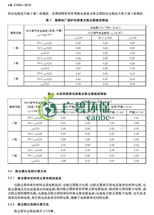 國家標準委發布《除塵器能效（xiào）限定值及能效等級》(圖8)