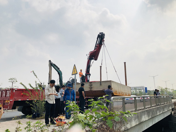 廣碧環保金陡湧水質初步（bù）消除黑臭服務項目正式啟動
