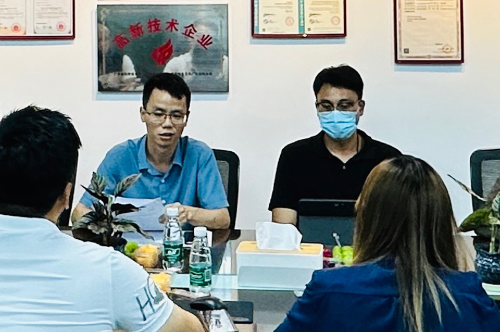 佛山市生態環境局、佛山市生態環境局順德（dé）分（fèn）局領導蒞臨廣碧調研指導（dǎo）(圖（tú）2)